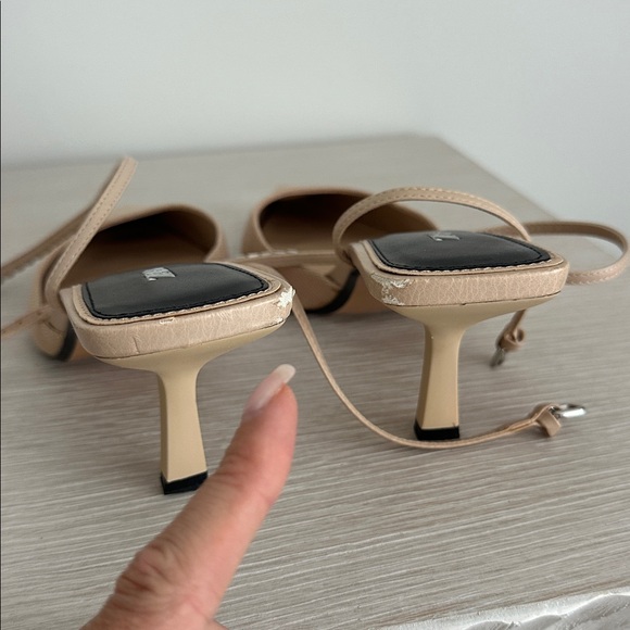 Zara Elegant Tan Women's Heels - Picture 5 of 5